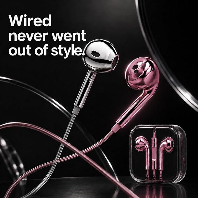 Chrome Earphones by RetroGoods™