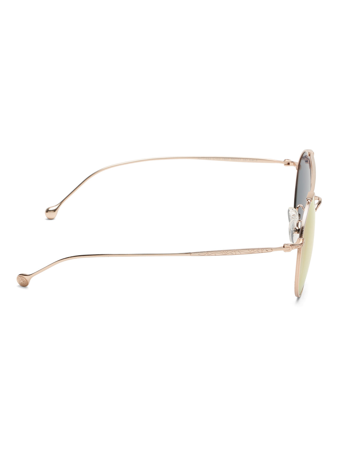 š¶ļø RetroGoods⢠| Rose Gold Noir Round Sunglasses