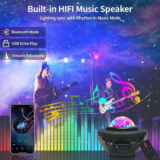Retro Galaxy Projector