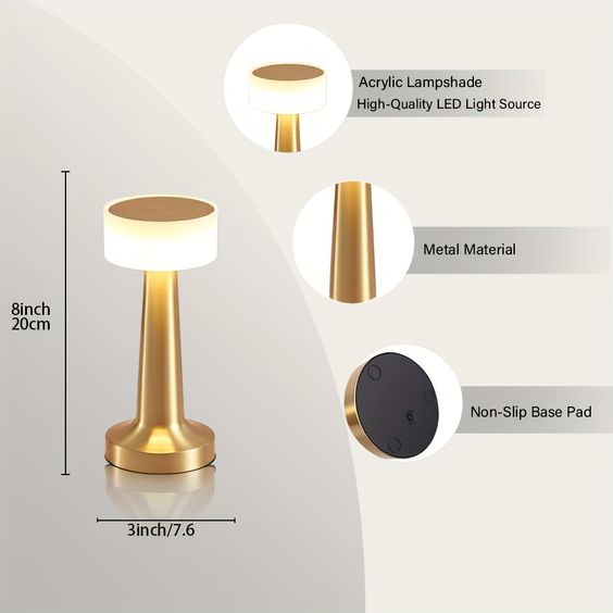 Cordless LED Touch Lamp