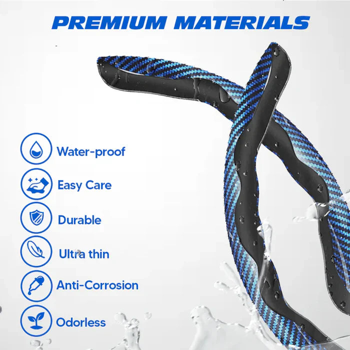 Carbon Fiber Anti-Slip Steering Wheel Cover (Premium Quality)