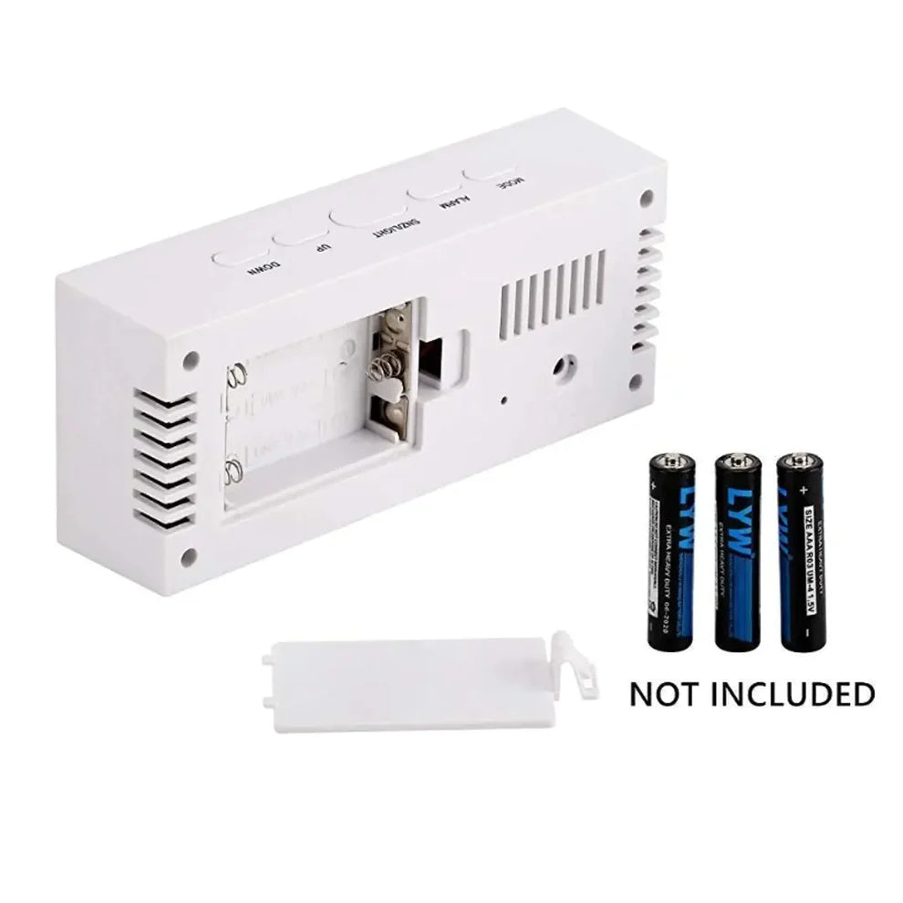 Retrogoods- LED Mirror Alarm Clock