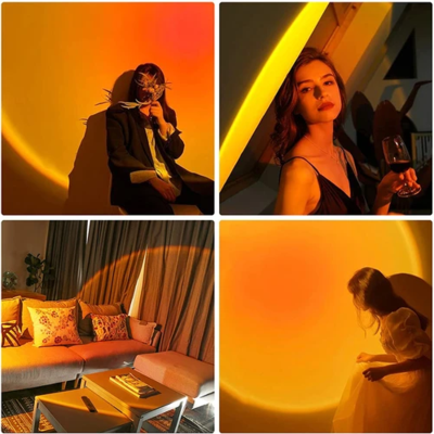 Sunset Lamp by RetroGoods™ with 16 Colors in 1, with Remote (PREMIUM QUALITY)