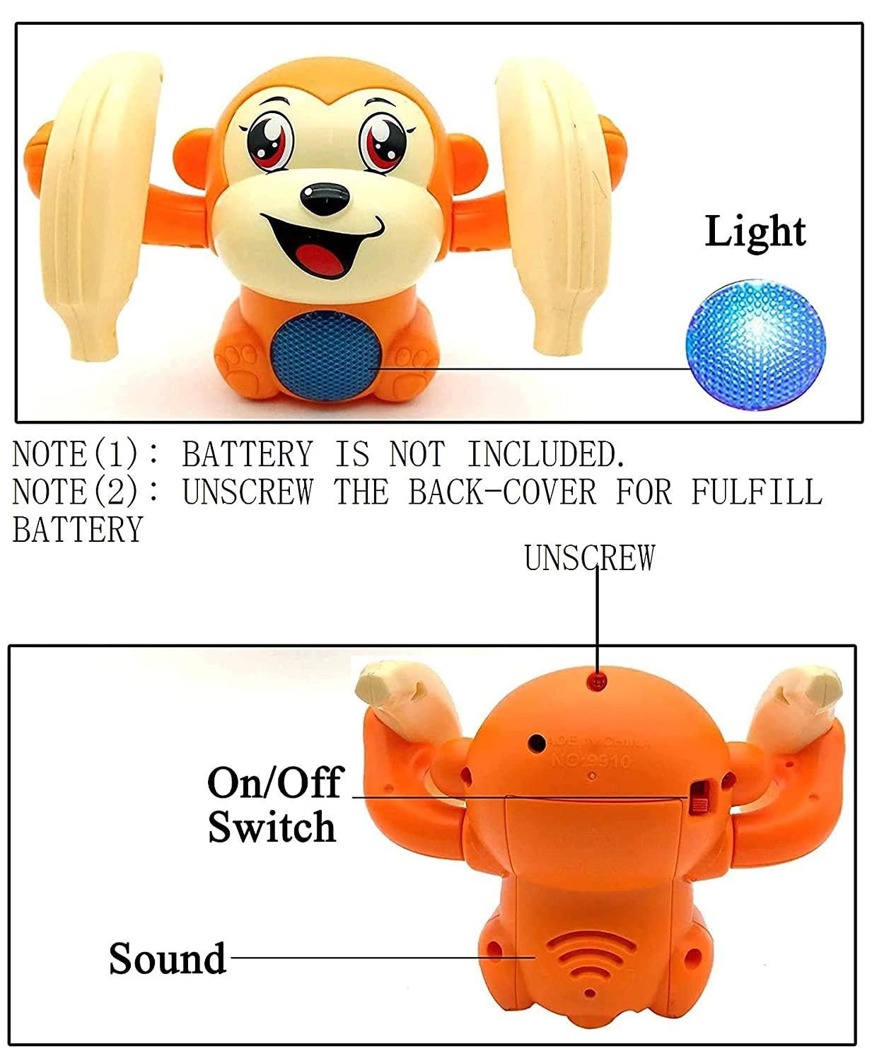 Voice Control Dancing & Spinning Monkey (Musical Toy)