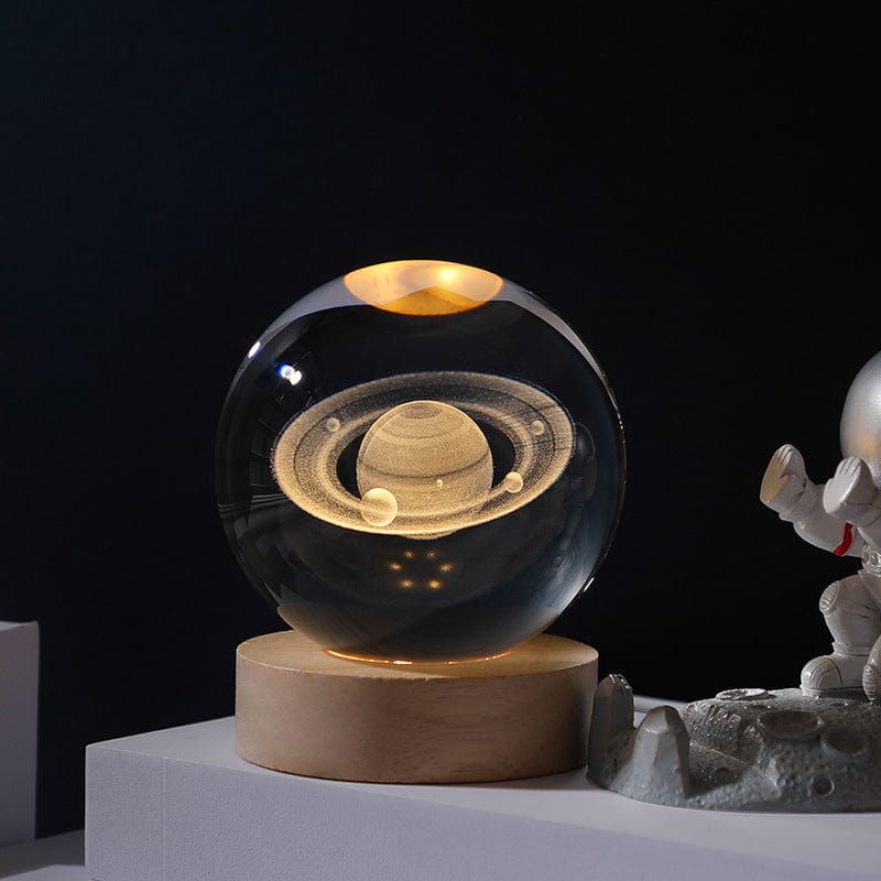 Saturn Crystal Ball Night Light