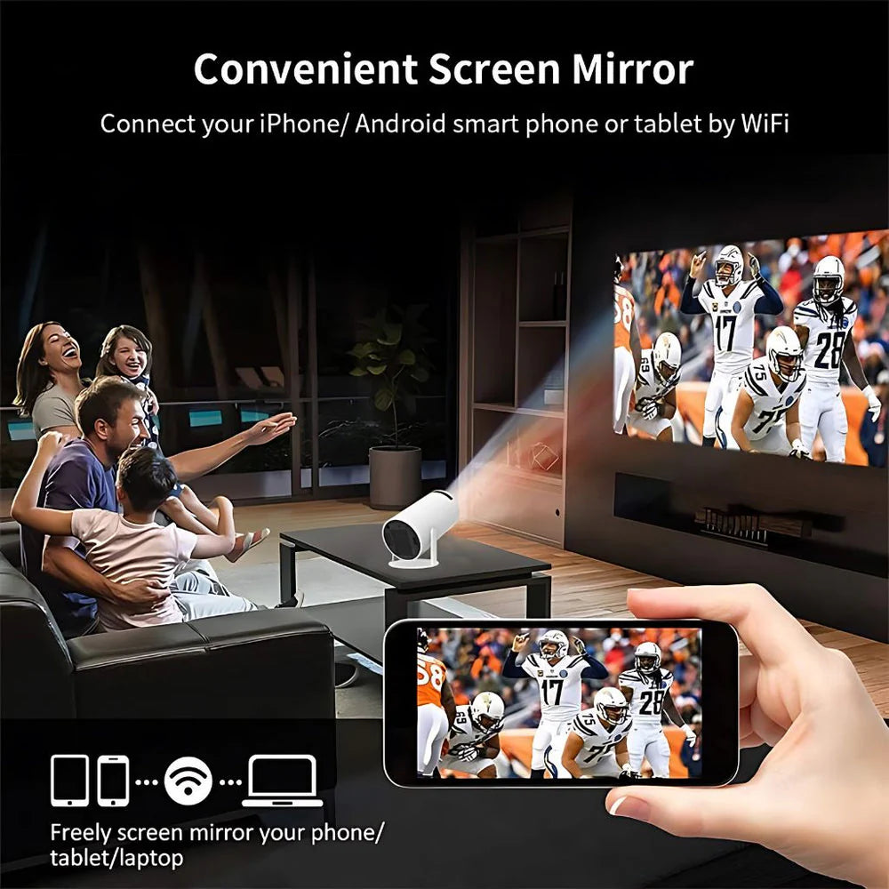 4K Portable Projector by RetroGoods™