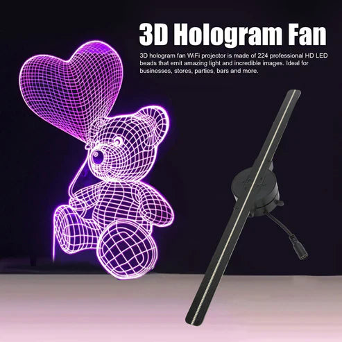 3D Hologram Projection Fan by Retrogoods™