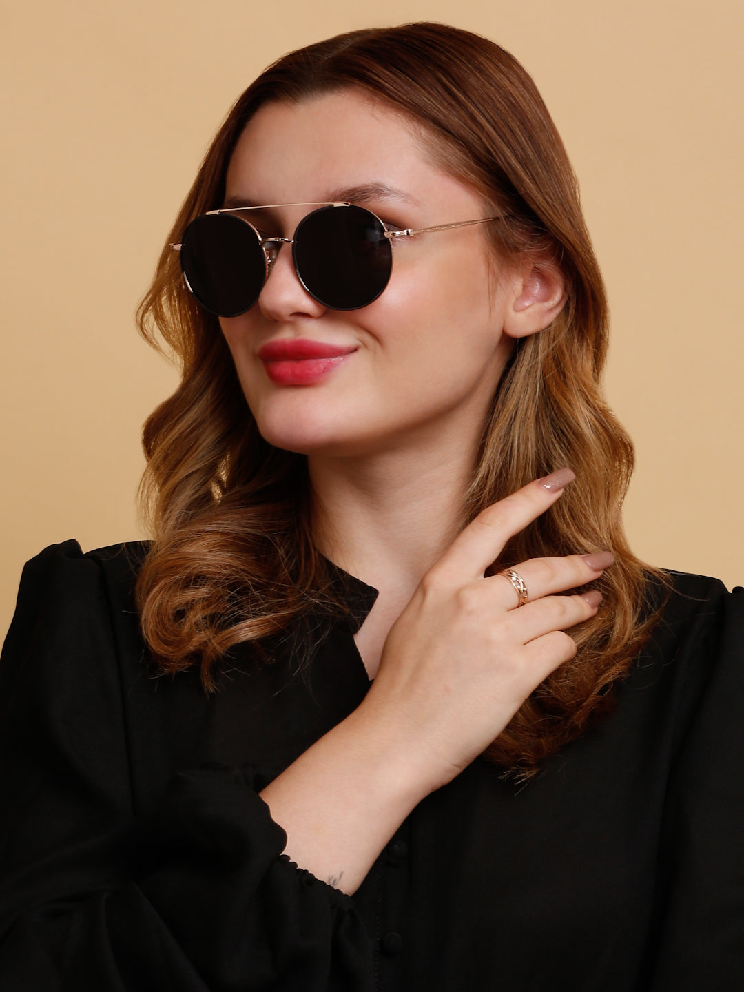 🕶️ RetroGoods™ Noir Luxe Rose Gold Edition