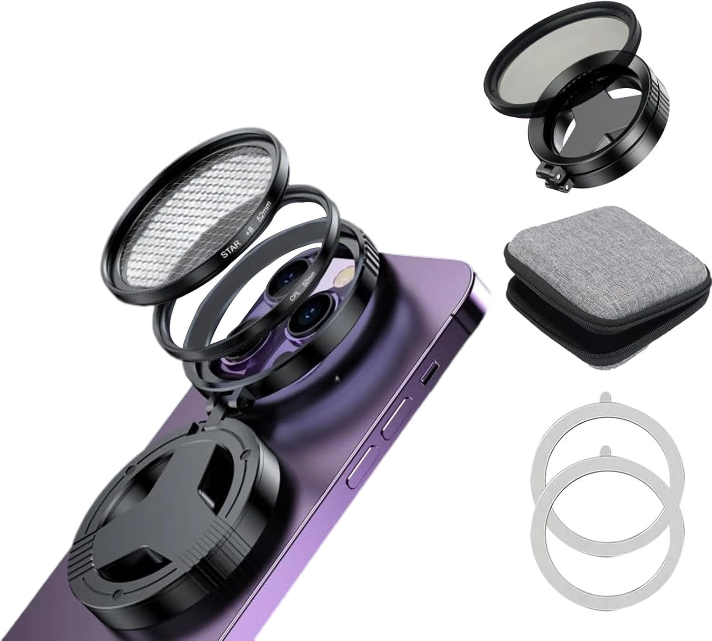 Anti-Glare Magnetic Phone Filter by RetroGoods™