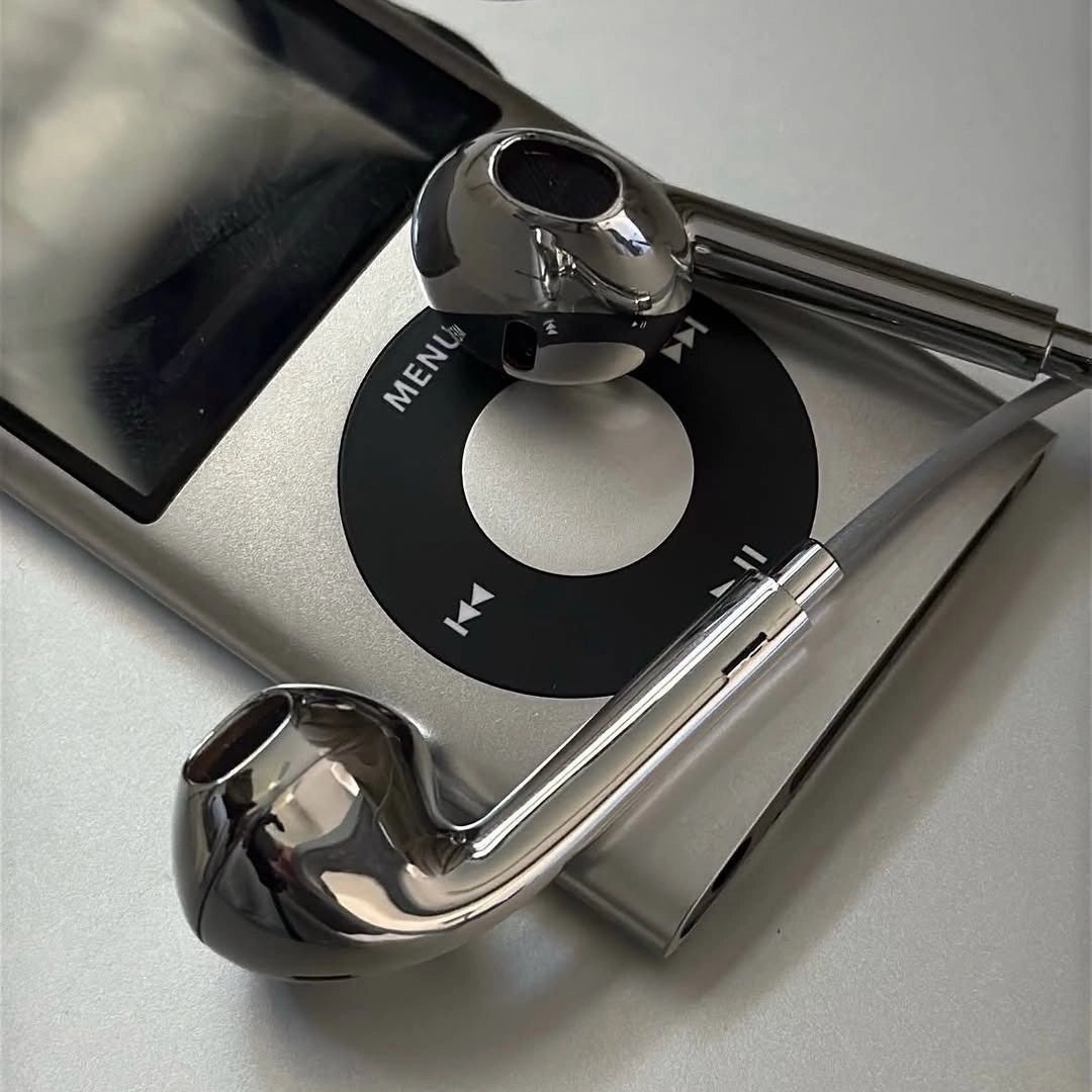 Chrome Earphones by RetroGoods™