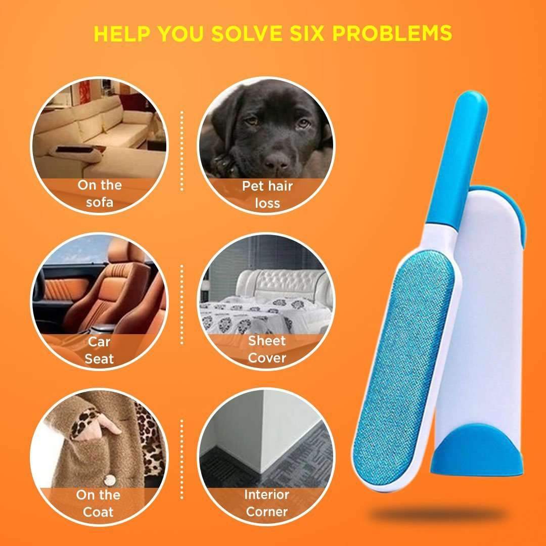 Pet Hair Remover Brush (Double Side) by RetroGoods
