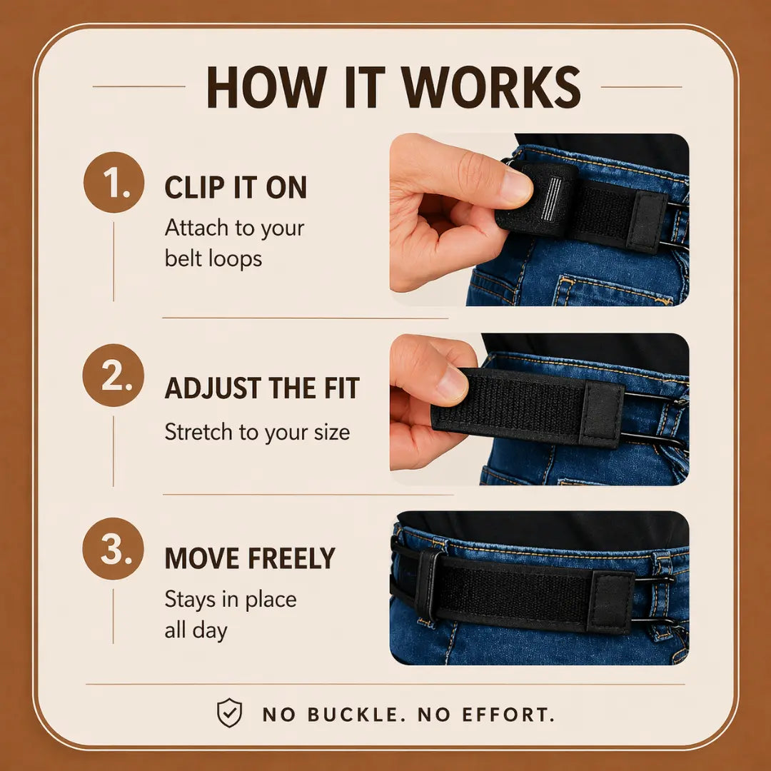 Buckle Free Belt by RetroGoods™ (Pack of 2)
