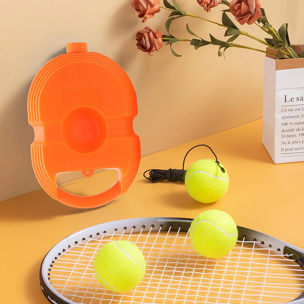 Portable Tennis Trainer with Rebound Ball: Solo Practice for Kids, Adults and Beginners