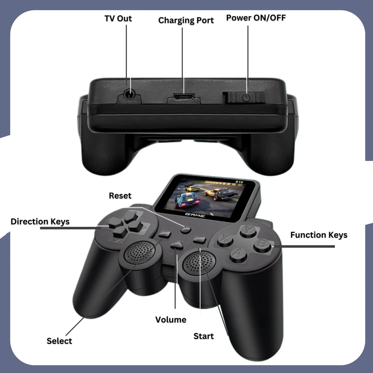 Handheld Gamepad by RetroGoods™