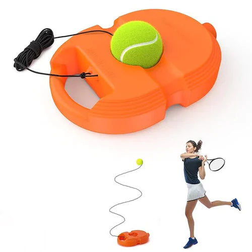 Portable Tennis Trainer with Rebound Ball: Solo Practice for Kids, Adults and Beginners