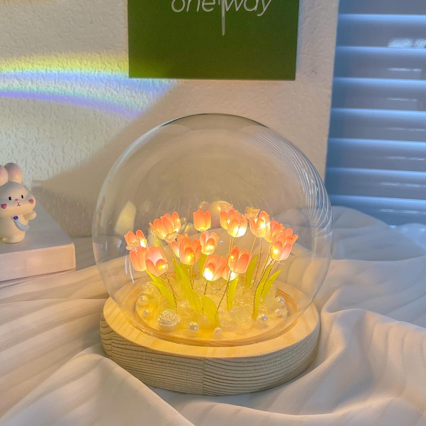 DIY Circle Tulip Lamp