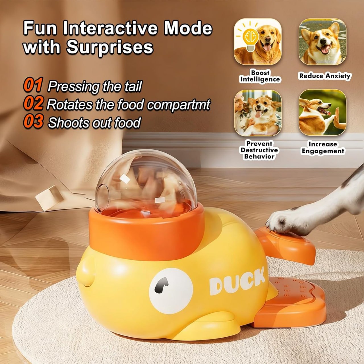 Interactive Pet Feeder by RetroGoods™