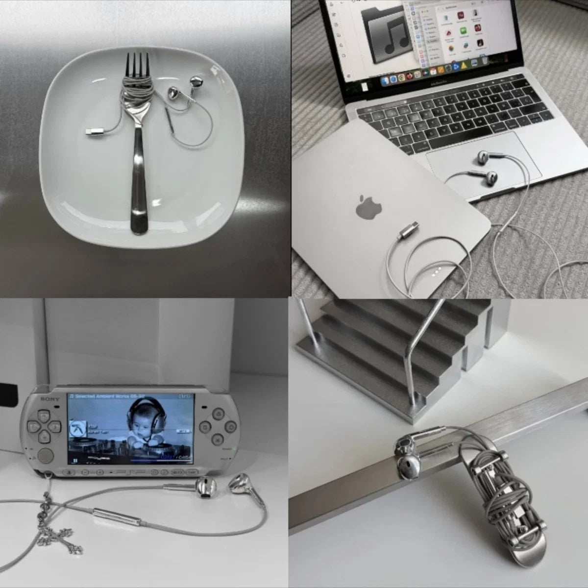 Chrome Earphones by RetroGoods™