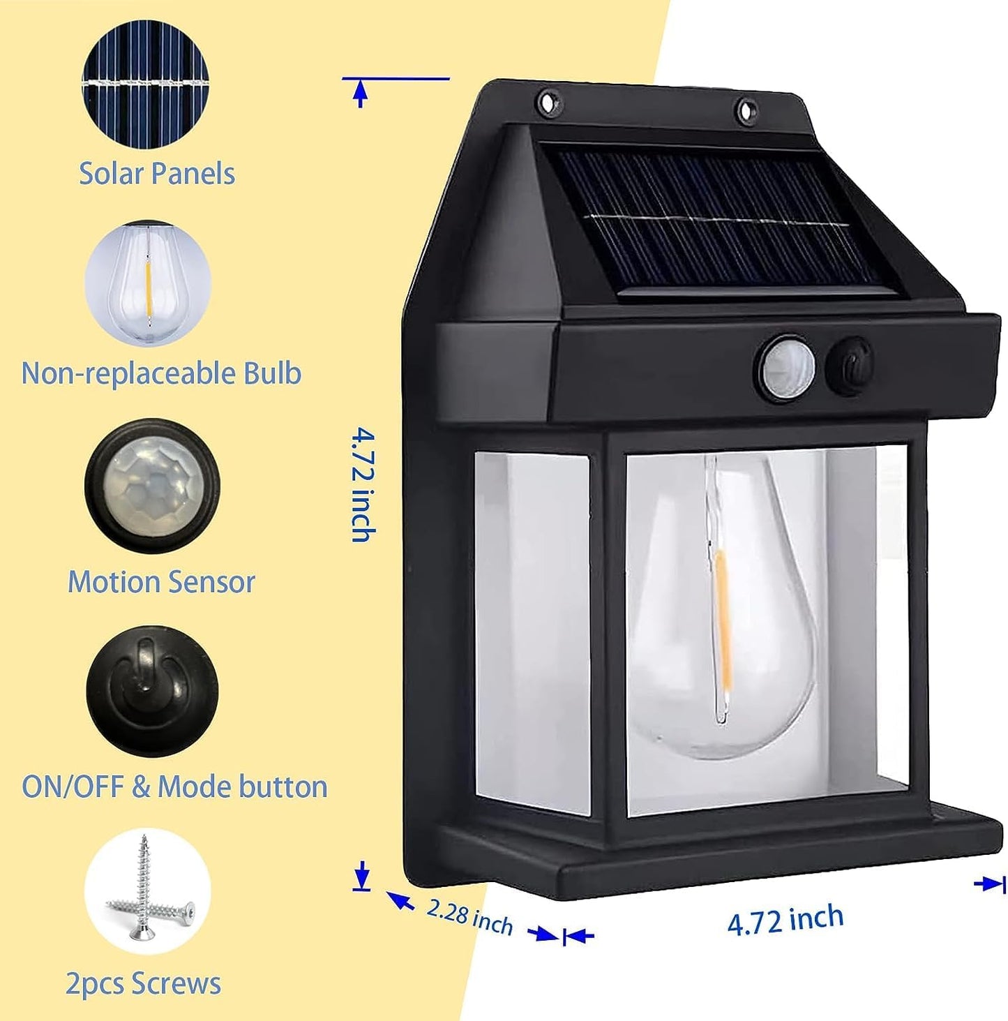 Retro Solar Tungsten Lamp