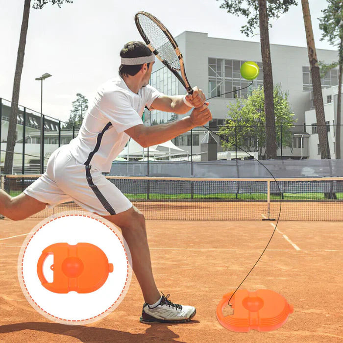 Portable Tennis Trainer with Rebound Ball: Solo Practice for Kids, Adults and Beginners