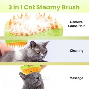 Steamy 3 in 1 Pet Hair Brush by Retrogoods