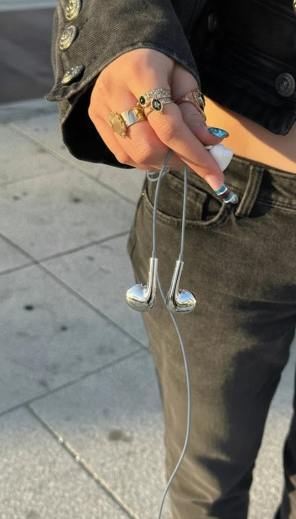 Chrome Earphones by RetroGoods™