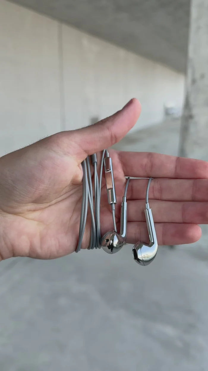 Chrome Earphones by RetroGoods™