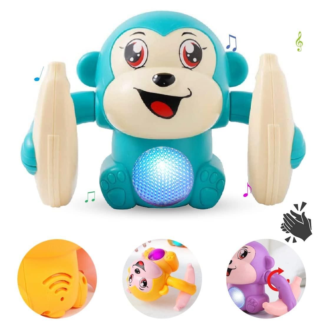 Voice Control Dancing & Spinning Monkey (Musical Toy)