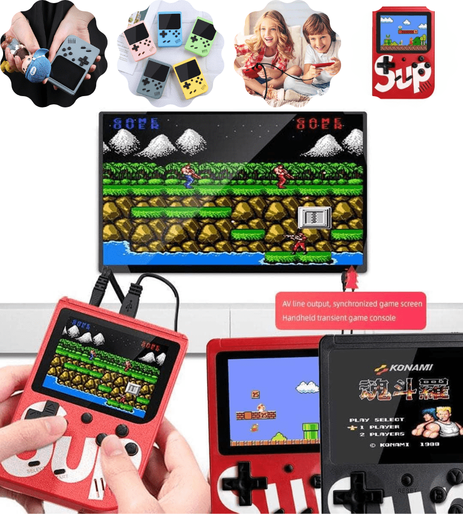 Retro Game Interface Box Retro Game Box 400 in 1 Games With Free Remote (Premium Quality) by ...